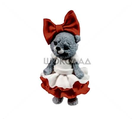 торт Мишка в платье