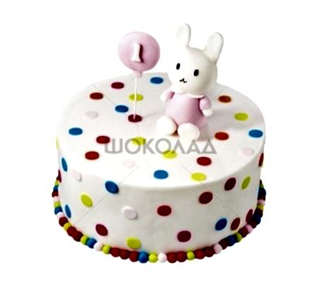 торт Конфети и Зайка