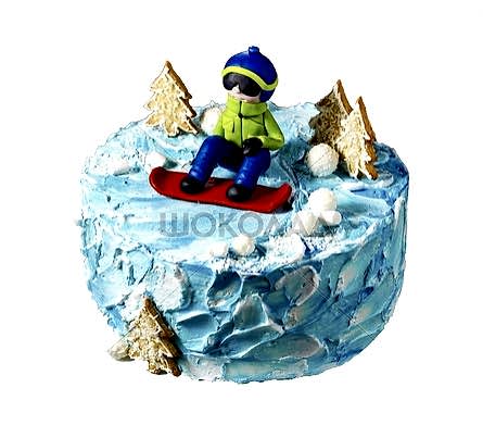торт Сноубордист