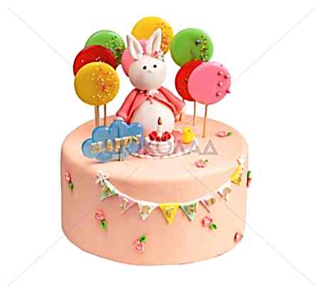 торт Зайка-именинник