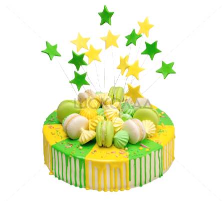 торт Яркий фейерверк