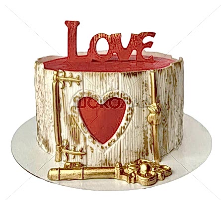 торт Ключик от сердца