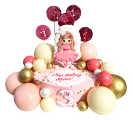 торт Праздничные шары