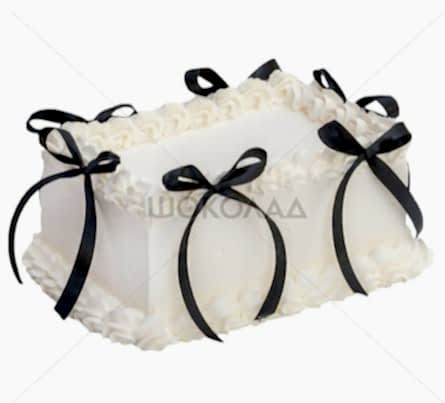 торт Рюши и бантики