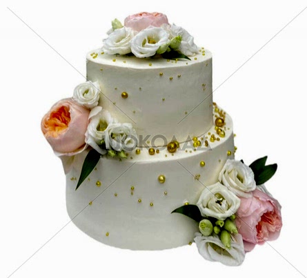 торт Нежные цветы