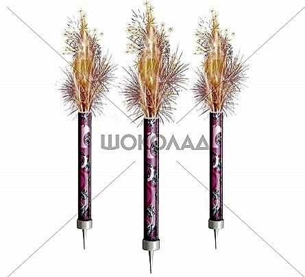 торт Холодные фонтаны