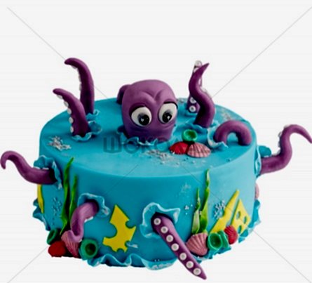 торт Осьминожка