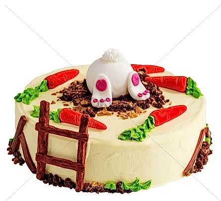 торт Зайка и морковка