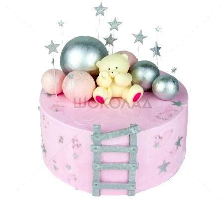 торт Мишка и зайка