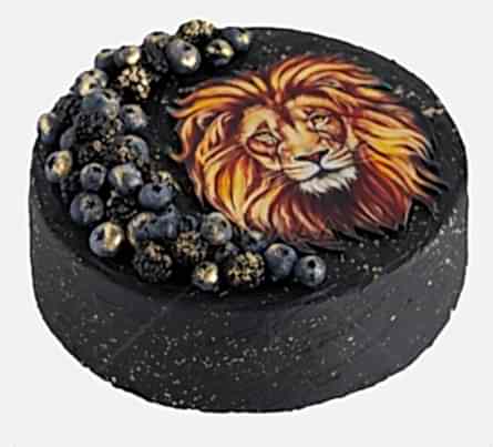 торт Черничный лев