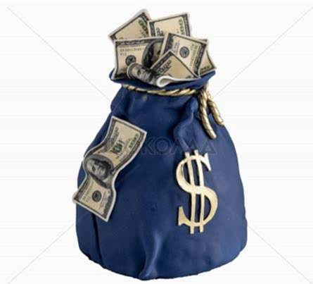 торт Мешок денег