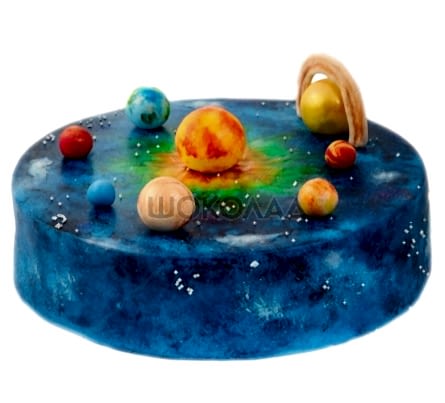 торт Солнечная система