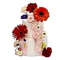 торт Живые цветы