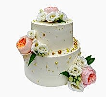 торт Нежные цветы