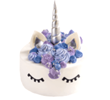 торт Сиреневый единорог