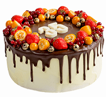 торт Ягодная фантазия