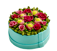 торт Алая корзина цветов