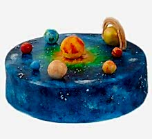 торт Солнечная система