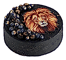 торт Черничный лев