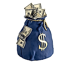 торт Мешок денег